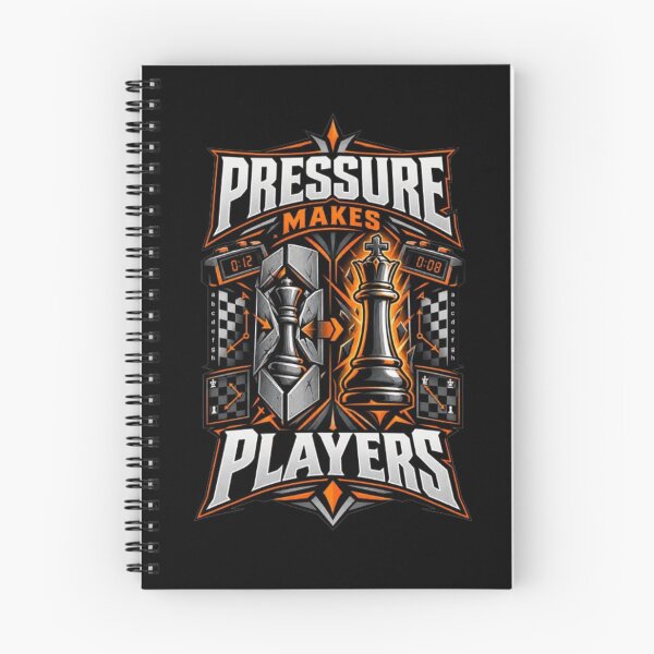 Item preview, Pressure Makes Players Chess Motivation designed and sold by KnightVibe.