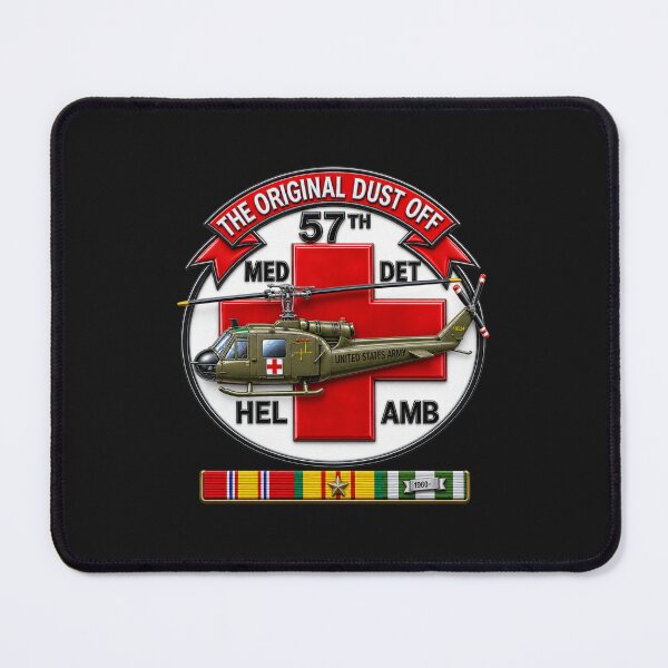 Item preview, Army - 57th Medical Co - Original Dustoff - Vietnam w VN SVC- 3D - Enhanced designed and sold by Military Insignia Products.