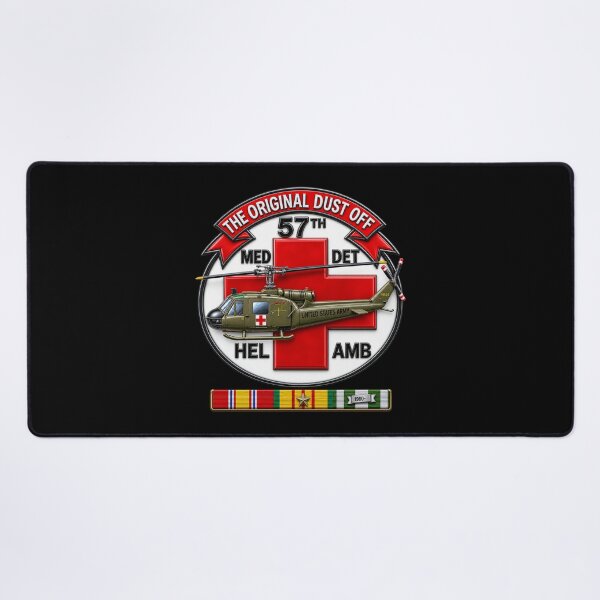 Item preview, Army - 57th Medical Co - Original Dustoff - Vietnam w VN SVC- 3D - Enhanced designed and sold by Military Insignia Products.