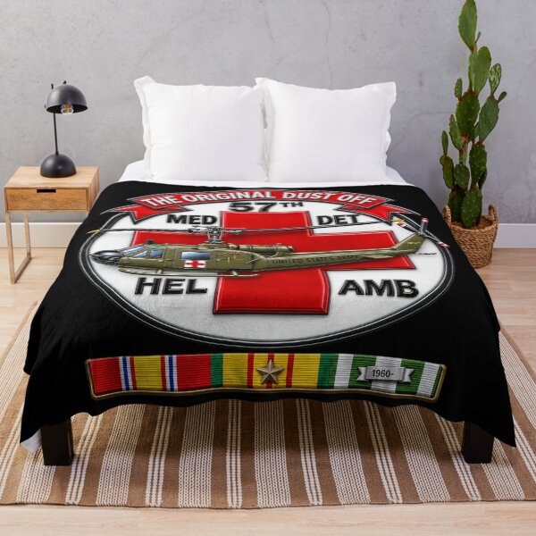 Item preview, Army - 57th Medical Co - Original Dustoff - Vietnam w VN SVC- 3D - Enhanced designed and sold by Military Insignia Products.