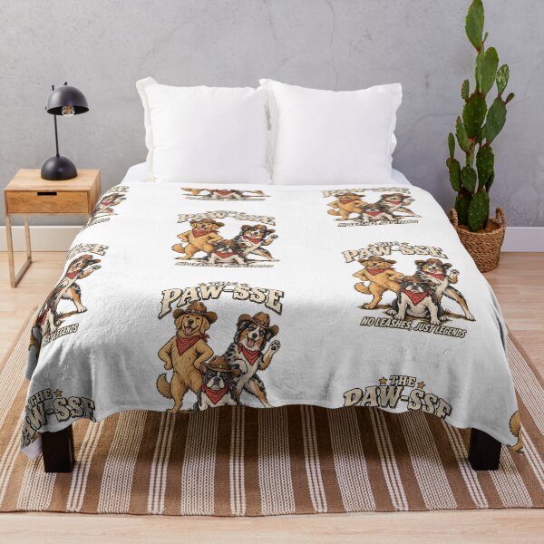 Item preview, The Paw-sse – Funny Cowboy Dogs designed and sold by NinaCreator.