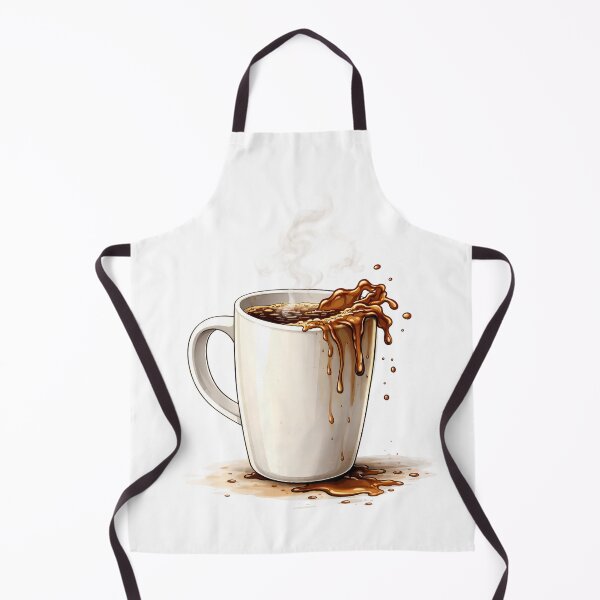 Item preview, Coffee Splash Hot Mug Caffeine Lover Morning Drink Design. designed and sold by The-T-In-Retro.