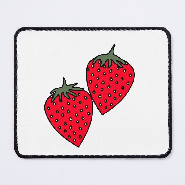 Item preview, Two strawberries designed and sold by Nila Ilustraços.