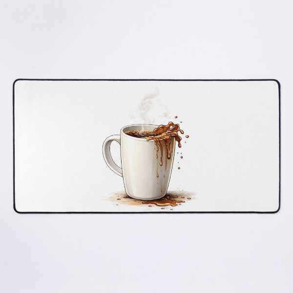 Item preview, Coffee Splash Hot Mug Caffeine Lover Morning Drink Design. designed and sold by The-T-In-Retro.