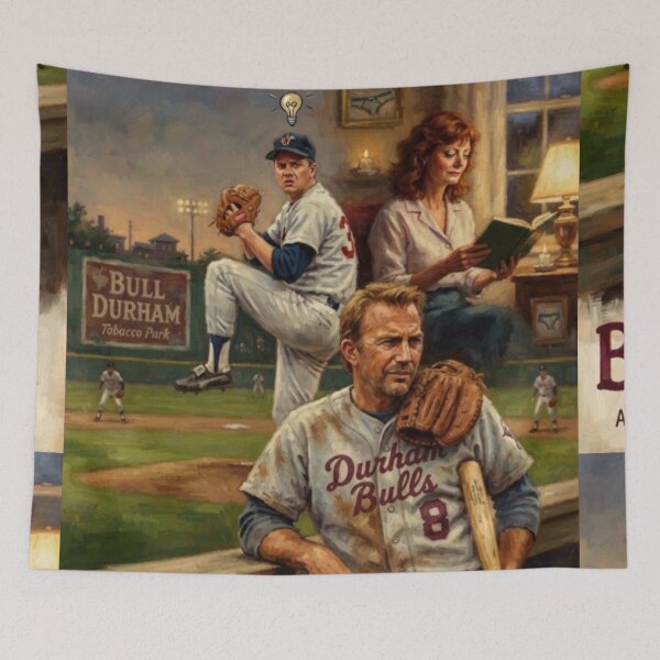 Item preview, Bull Durham Fine Art Tribute designed and sold by Art's Diner.