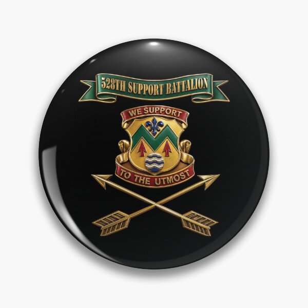 Item preview, 528th Support Bn - DUI - Ribbon - Branch - 3D - Enhanced designed and sold by Military Insignia Products.
