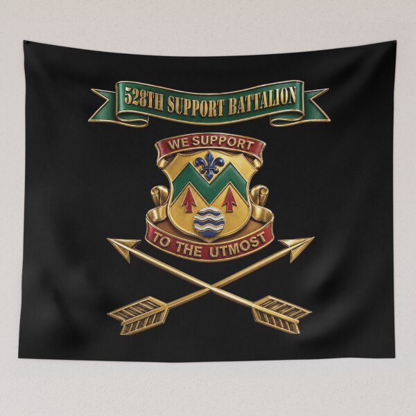 Item preview, 528th Support Bn - DUI - Ribbon - Branch - 3D - Enhanced designed and sold by Military Insignia Products.