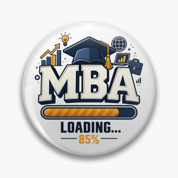 Item preview, MBA Loading Please Wait | Funny Business Student Graduation Gift designed and sold by 19Beauty.