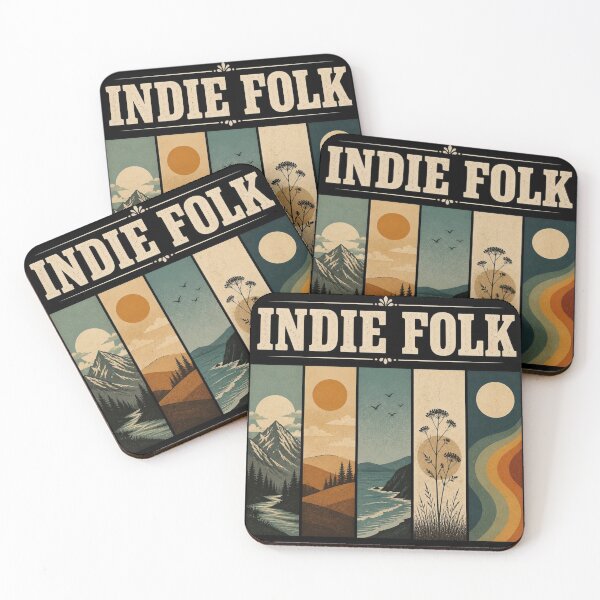 Item preview, Indie Folk Music - Retro Vertical Collage Aesthetic designed and sold by CUTE_CAT ⭐⭐⭐⭐⭐.