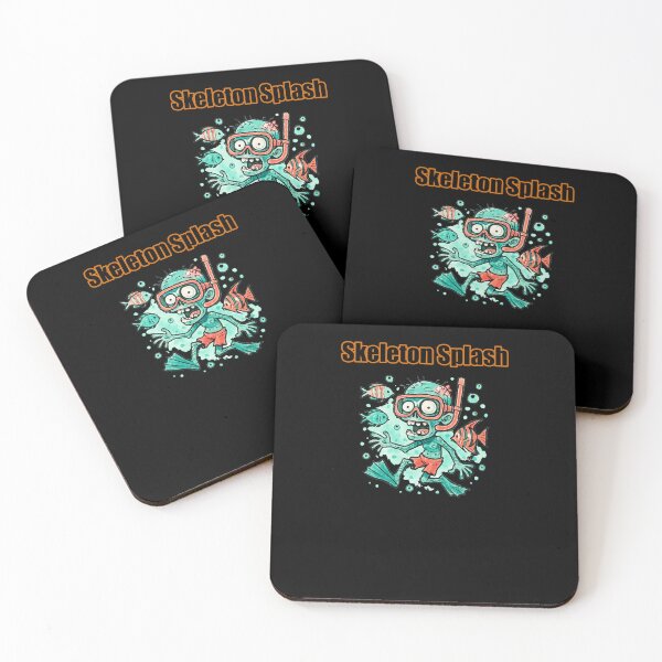 Item preview, Skeleton Splash Summer Pool Beach Fun designed and sold by Dreamsartistry.