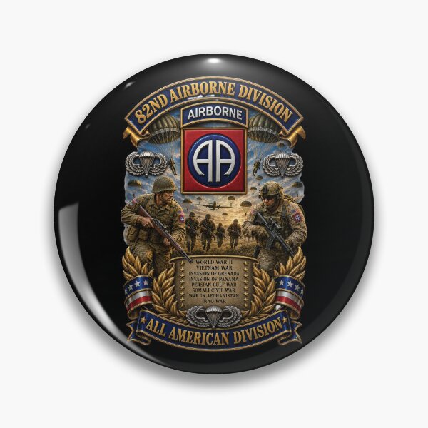 Item preview, Army  - 82nd Airborne Division - WWII to NOW - All American Division - 3D - Enhanced designed and sold by Military Insignia Products.
