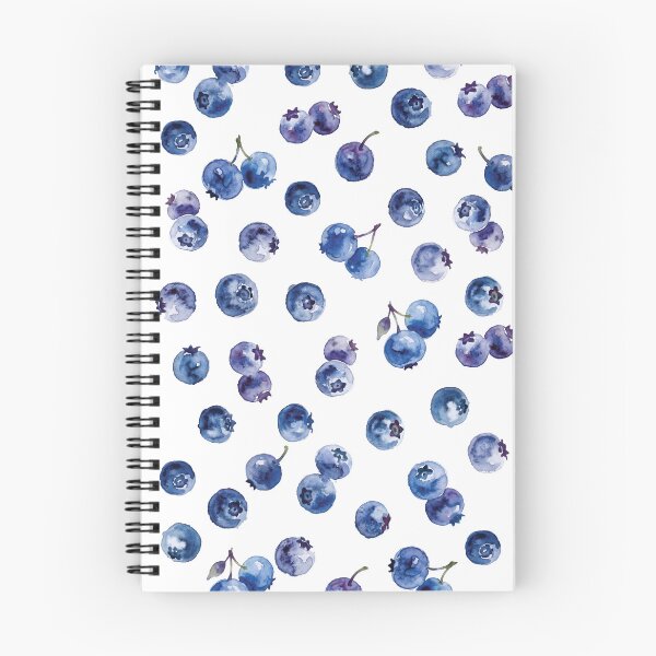 Item preview, Wild Maine Blueberries Watercolor Pattern designed and sold by katelizspra.