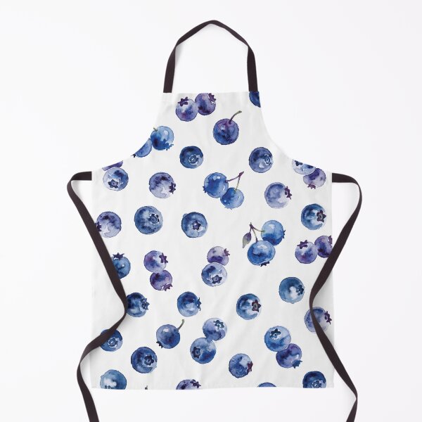 Item preview, Wild Maine Blueberries Watercolor Pattern designed and sold by katelizspra.