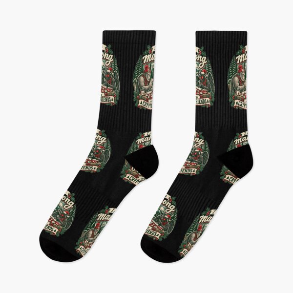 Item preview, I play mahjong with my cryptid friends designed and sold by BigfeetLittlepaws.