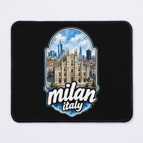 Item preview, Milan Italy Europe Watercolor Art Travel designed and sold by TomFrontierArt.