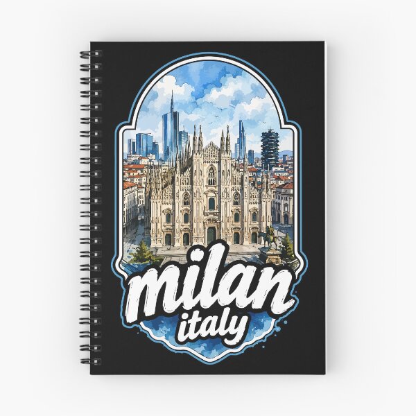 Item preview, Milan Italy Europe Watercolor Art Travel designed and sold by TomFrontierArt.