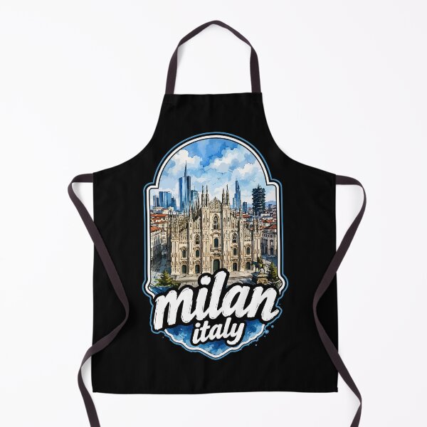 Item preview, Milan Italy Europe Watercolor Art Travel designed and sold by TomFrontierArt.