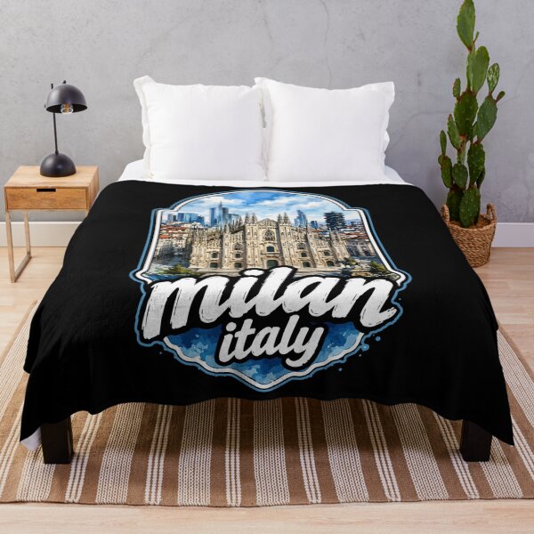 Item preview, Milan Italy Europe Watercolor Art Travel designed and sold by TomFrontierArt.