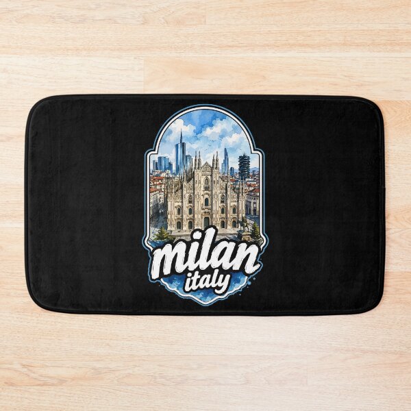 Item preview, Milan Italy Europe Watercolor Art Travel designed and sold by TomFrontierArt.