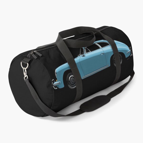Aperçu de l'œuvre Illustration latérale d'une Porsche 356 bleue créée et vendue par blackdogshop.