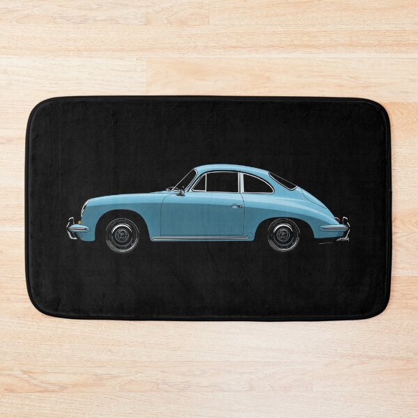 Item preview, Blue Porsche 356 side illustration designed and sold by blackdogshop.