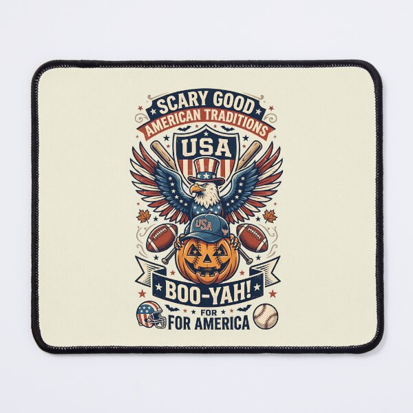 Item preview, Scary good American traditions - Boo-Yah! for America - Patriotic Halloween designed and sold by ParadoxParadox.