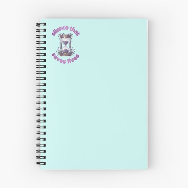 Item preview, Silence That Saves Lives – Lavender Hourglass Inspirational Design designed and sold by med-lavender-ee.