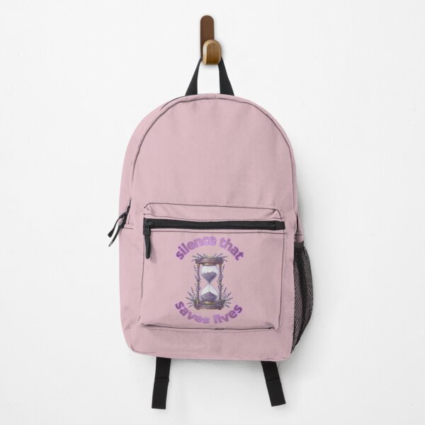 Item preview, Silence That Saves Lives – Lavender Hourglass Inspirational Design designed and sold by med-lavender-ee.