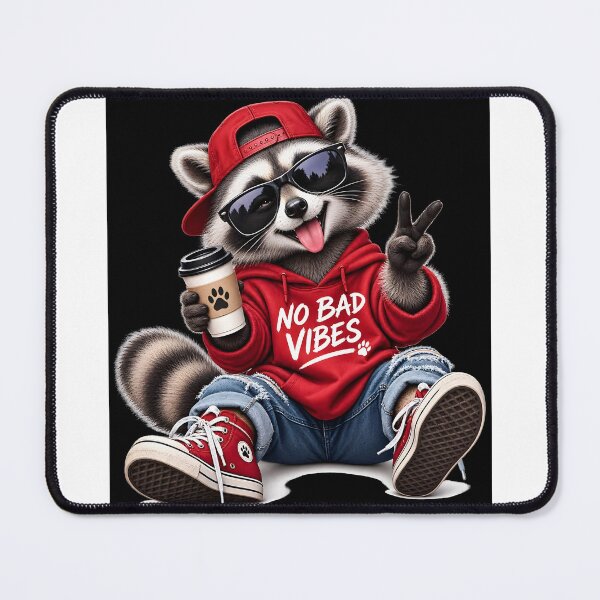 Item preview, Vibe Raccoon designed and sold by DoveArtDesigns.