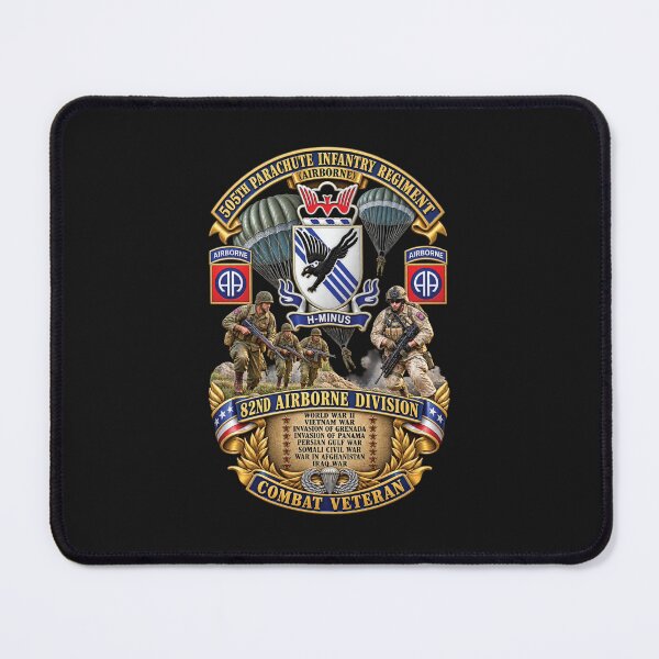 Item preview, Army - Combat Vet w 505th PIR - 82nd Airborne  w Campaigns - Soldiers - SSI - 3D - Enhanced designed and sold by Military Insignia Products.