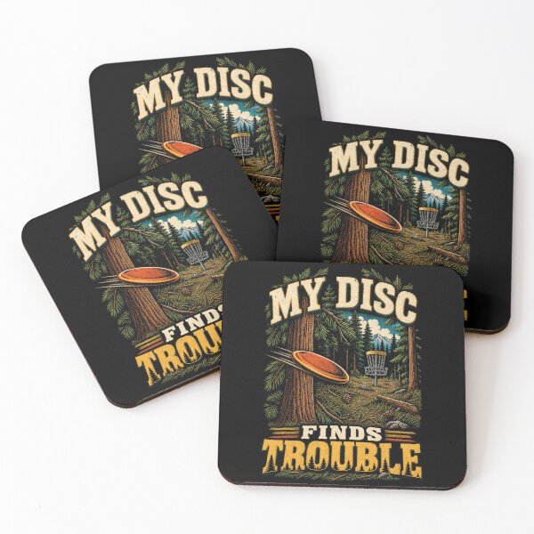 Item preview, My Disc Finds Trouble Vintage Disc Golf designed and sold by Gustavo Navarro.