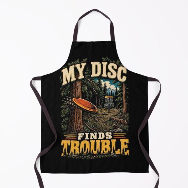 Item preview, My Disc Finds Trouble Vintage Disc Golf designed and sold by Gustavo Navarro.