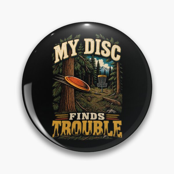 Artikelvorschau, Meine Scheibe gerät in Schwierigkeiten – Vintage Disc Golf entworfen und verkauft von Gustavo Navarro.