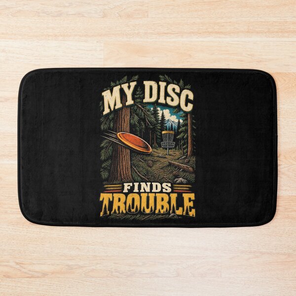 Item preview, My Disc Finds Trouble Vintage Disc Golf designed and sold by Gustavo Navarro.