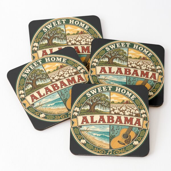 Item preview, Sweet Home Alabama Vintage Southern State Travel Badge designed and sold by DreamLayerStudio.
