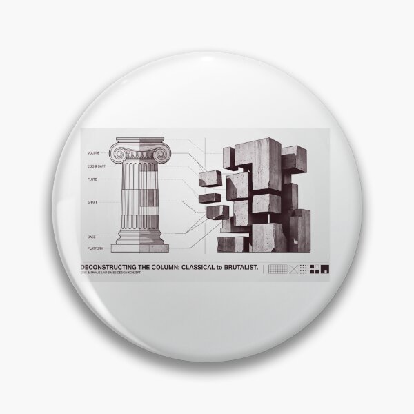 Item preview, Brutalist Architecture Structured Poster designed and sold by EIPTOW.