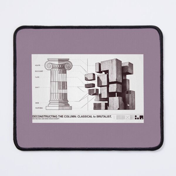 Aperçu de l'œuvre Affiche structurée d'architecture brutaliste créée et vendue par EIPTOW.