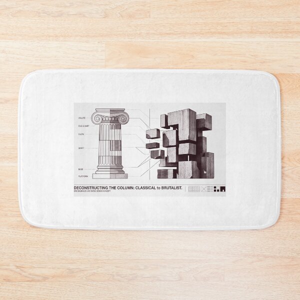 Item preview, Brutalist Architecture Structured Poster designed and sold by EIPTOW.