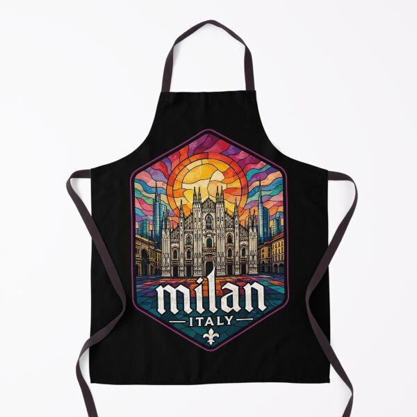 Item preview, Milan Italy Europe Stained Glass Travel designed and sold by TomFrontierArt.