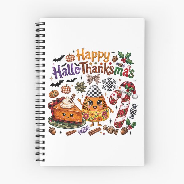 Item preview, Happy Hallothanksmas cute food designed and sold by aponwao.