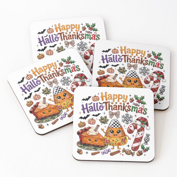Item preview, Happy Hallothanksmas cute food designed and sold by aponwao.