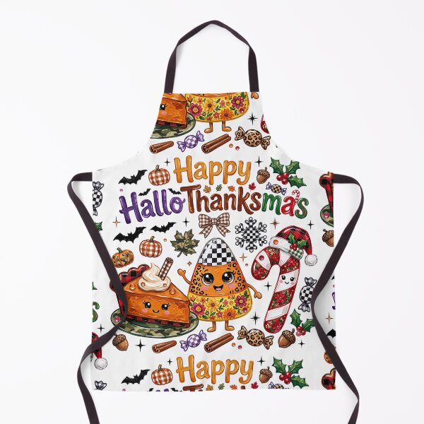 Item preview, Happy Hallothanksmas cute food designed and sold by aponwao.