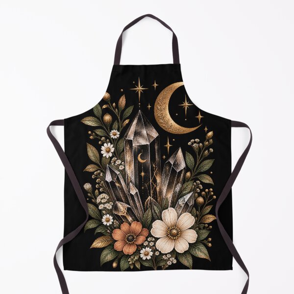 Aperçu de l'œuvre Mystic Crystal Moon Botanical créée et vendue par Imagine Isso.