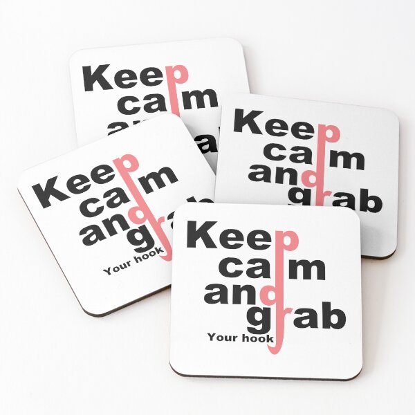 Item preview, keep calm and grab your hook designed and sold by daniellegeelen.