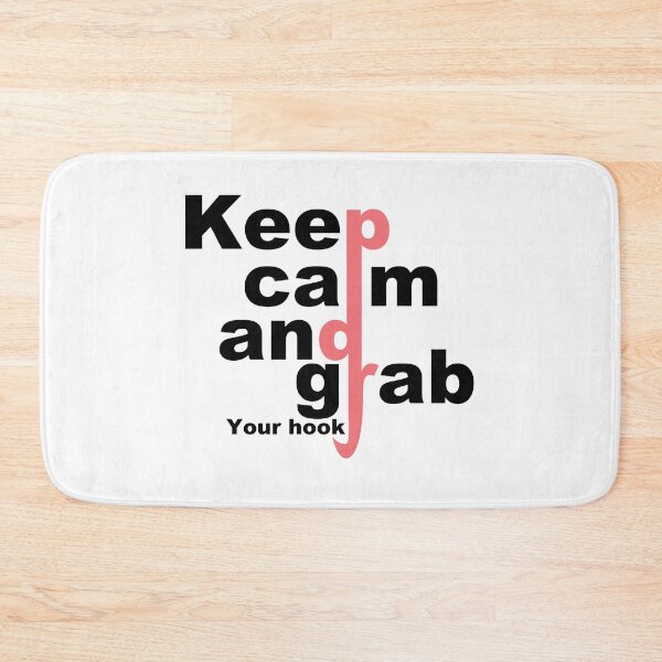 Item preview, keep calm and grab your hook designed and sold by daniellegeelen.