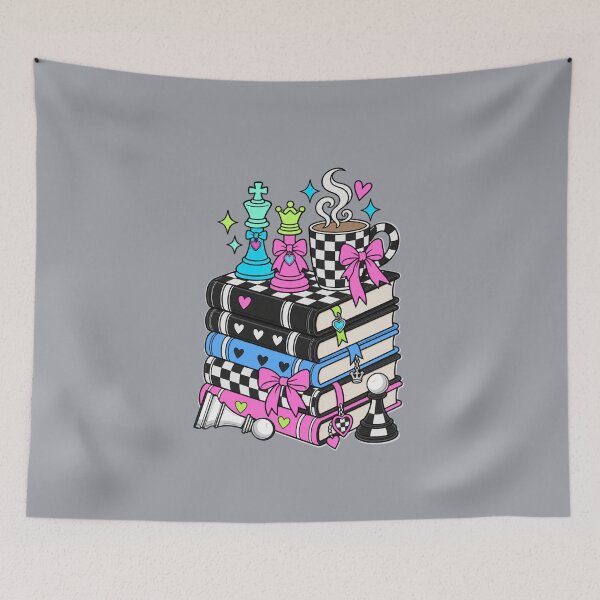 Item preview, Books, Coffee & Chess Checkerboard Aesthetic designed and sold by Aimetoi.