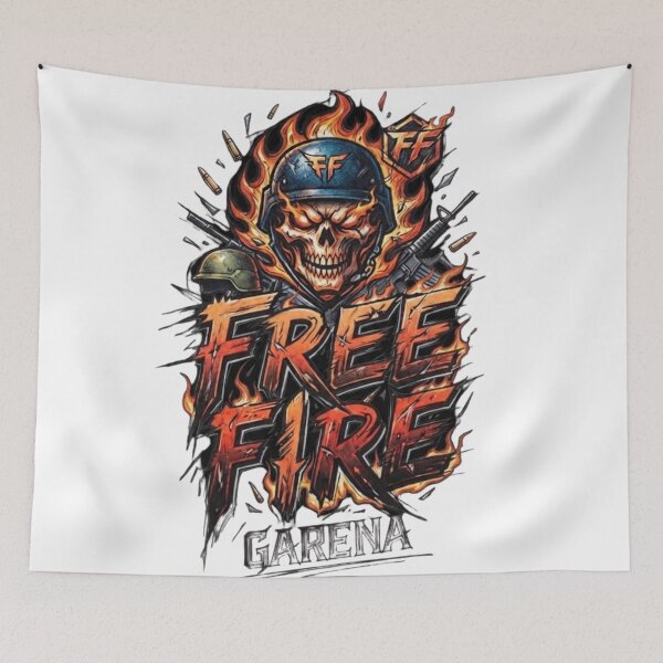 Item preview, Fiery Flaming Skull Gaming Battle Esports Design designed and sold by jhgjykuo.