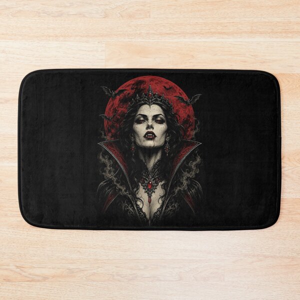 Item preview, Vampire Queen Blood Moon – Gothic Dark Romance Horror Art designed and sold by Stinky Lincy's Apparel Company.