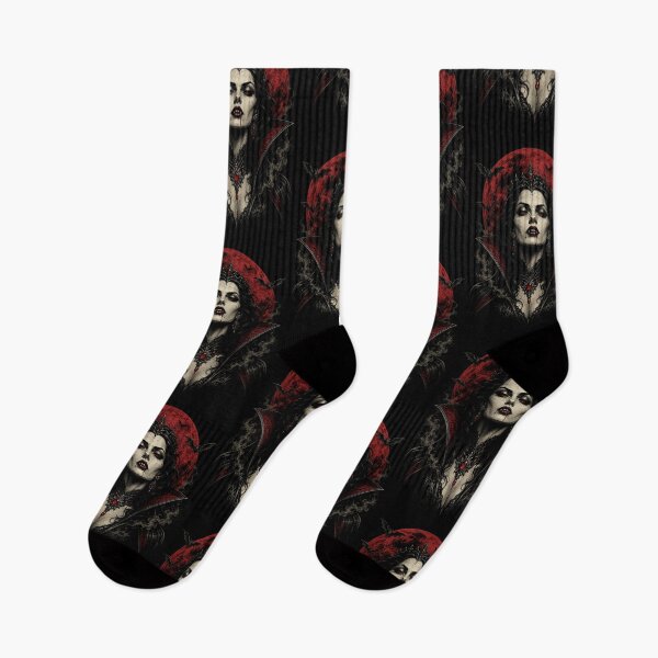 Item preview, Vampire Queen Blood Moon – Gothic Dark Romance Horror Art designed and sold by Stinky Lincy's Apparel Company.