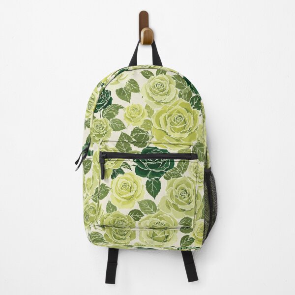 Item preview, Wasabi Green Roses – Modern Botanical Pattern designed and sold by wiwiart.